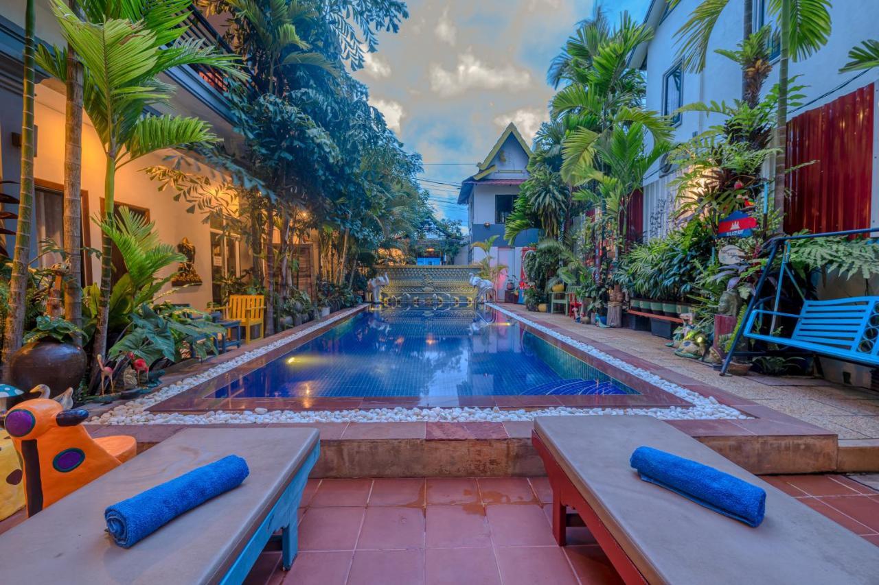Asanak D'Angkor Boutique Hotel Ciudad de Siem Riep Exterior foto