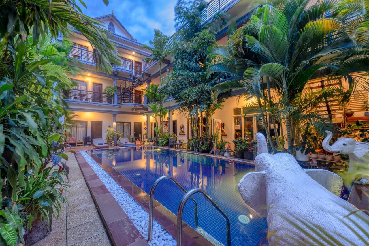 Asanak D'Angkor Boutique Hotel Ciudad de Siem Riep Exterior foto
