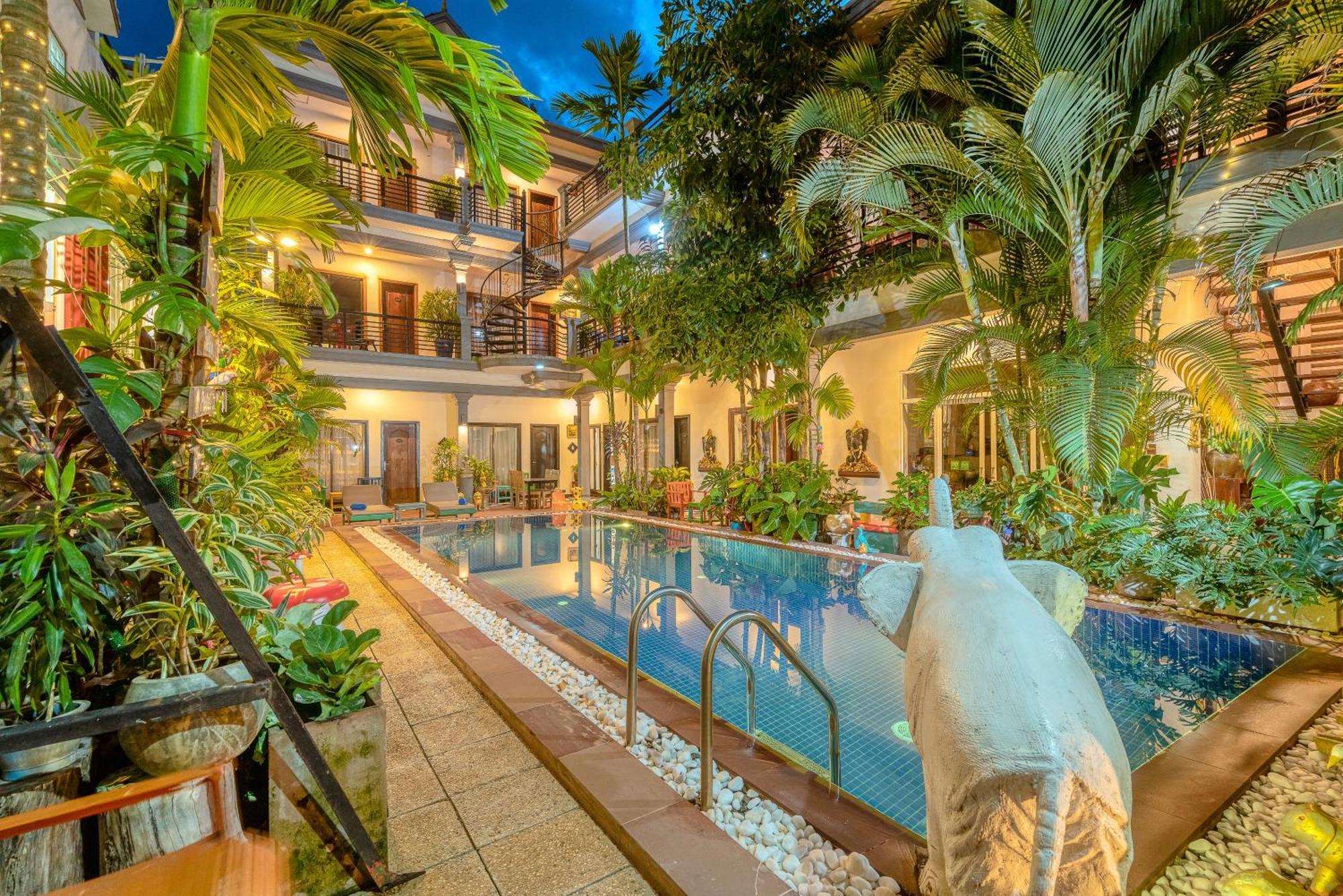 Asanak D'Angkor Boutique Hotel Ciudad de Siem Riep Exterior foto