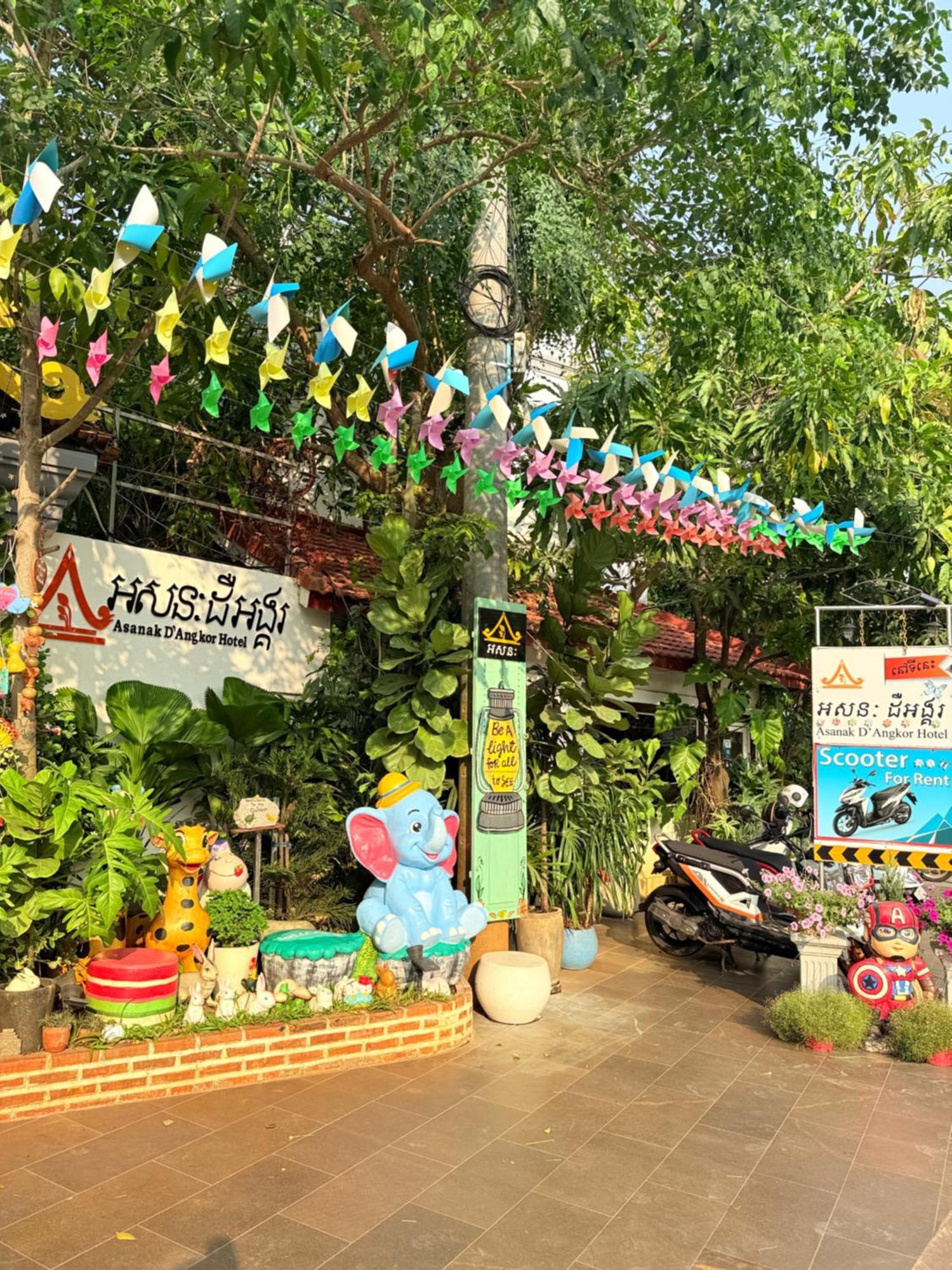 Asanak D'Angkor Boutique Hotel Ciudad de Siem Riep Exterior foto