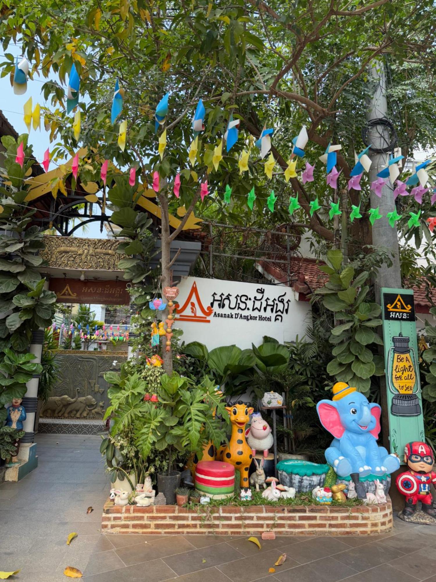 Asanak D'Angkor Boutique Hotel Ciudad de Siem Riep Exterior foto
