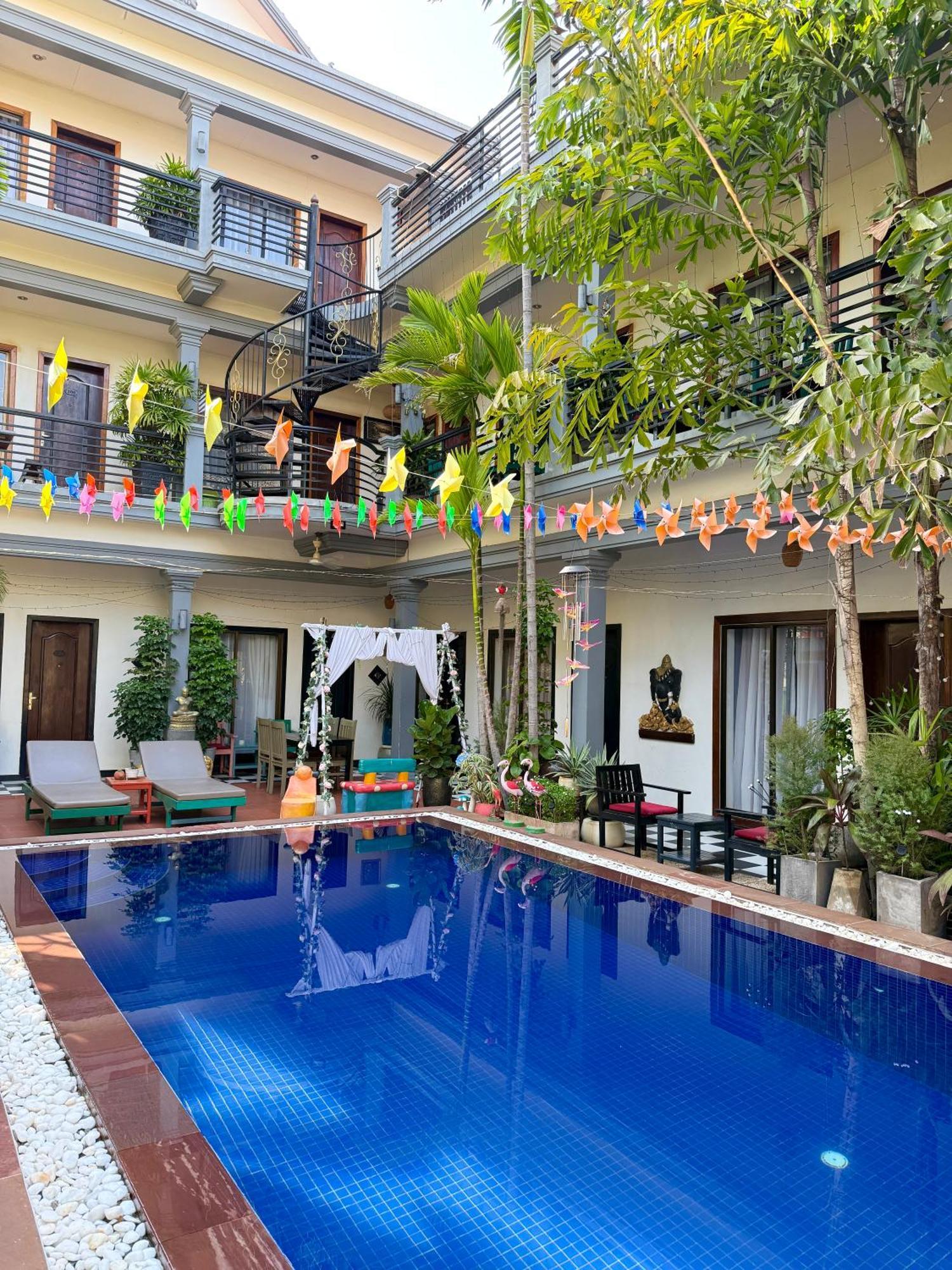 Asanak D'Angkor Boutique Hotel Ciudad de Siem Riep Exterior foto