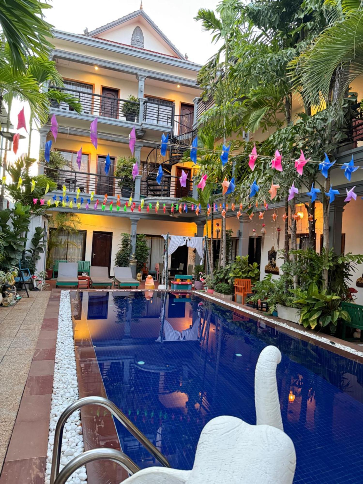 Asanak D'Angkor Boutique Hotel Ciudad de Siem Riep Exterior foto
